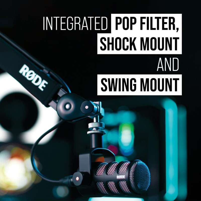 Rode Podmic Dynamic Unidirectional Podcasting Microphone (Black) Rode Podmic Dynamic Unidirectional Podcasting Microphone (Black)