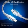 ESR USB-C to Lightning Cable, 3 ft (1 m), MFi-Certified, PD Fast Charging Cable for iPhone 14/14 Plus/14 Pro/14 Pro Max, iPhone 13/12 Series, iPhone SE 2022/11/XR/XS Max, Braided Nylon, Black ESR USB-C to Lightning Cable, 3 ft (1 m), MFi-Certified, PD Fast Charging Cable for iPhone 14/14 Plus/14 Pro/14 Pro Max, iPhone 13/12 Series, iPhone SE 2022/11/XR/XS Max, Braided Nylon, Black
