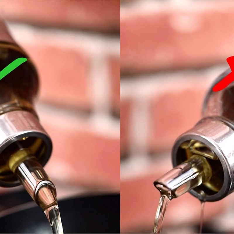Crystal Stainless Steel Oil Pourer/Dispenser ( 500 ml, Silver, Set of 1) Crystal Stainless Steel Oil Pourer/Dispenser ( 500 ml, Silver, Set of 1)