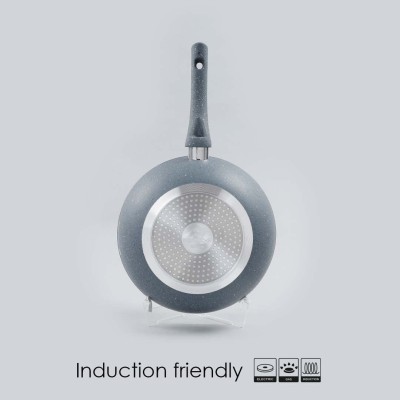 Wonderchef Granite 26cm Non-Stick Wok | Glass Lid | Induction Bottom | Soft-Touch Handles | Virgin Aluminium | PFOA and Heavy Metals Free | 3.5mm Thick| 26cm, 3.1 litres | 2 Year Warranty | Grey Wonderchef Granite 26cm Non-Stick Wok | Glass Lid | Induction Bottom | Soft-Touch Handles | Virgin Aluminium | PFOA and Heavy Metals Free | 3.5mm Thick| 26cm, 3.1 litres | 2 Year Warranty | Grey