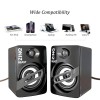 Zinq Beast Portable Laptop/Desktop USB 2.0 Powered Multimedia Speaker with AUX Input, deep bass, LED Lights (Black) Zinq Beast Portable Laptop/Desktop USB 2.0 Powered Multimedia Speaker with AUX Input, deep bass, LED Lights (Black)