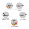 Wonderchef Granite Non-Stick Fry Pan, Induction Bottom, Soft-Touch Handles, Virgin Grade Aluminium, PFOA/Heavy Metals Free, 3.5mm, 26cm, 2 litres, Grey Wonderchef Granite Non-Stick Fry Pan, Induction Bottom, Soft-Touch Handles, Virgin Grade Aluminium, PFOA/Heavy Metals Free, 3.5mm, 26cm, 2 litres, Grey