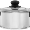 Solimo Stainless Steel Dutch Oven with Glass Lid, Induction Base (18cm, 2 liters) Solimo Stainless Steel Dutch Oven with Glass Lid, Induction Base (18cm, 2 liters)