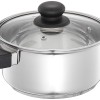 Solimo Stainless Steel Dutch Oven with Glass Lid, Induction Base (18cm, 2 liters) Solimo Stainless Steel Dutch Oven with Glass Lid, Induction Base (18cm, 2 liters)