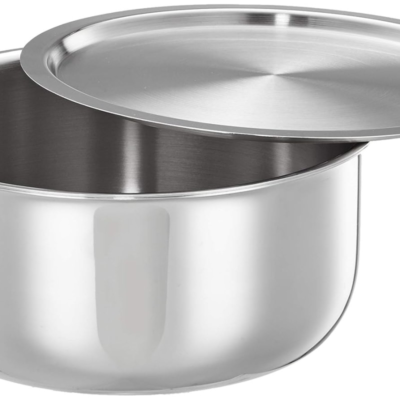 Solimo Triply Tope With Stainless Steel Lid, 24Cm,5Liter Solimo Triply Tope With Stainless Steel Lid, 24Cm,5Liter