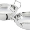 Solimo Stainless Steel Induction Bottom Kadhai Set Size 18Cm,20Cm,1.5 Liter Solimo Stainless Steel Induction Bottom Kadhai Set Size 18Cm,20Cm,1.5 Liter