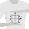 Solimo Stainless Steel Induction Bottom Steamer/Modak/Momo Maker With Glass Lid(2 Litres),Silver Solimo Stainless Steel Induction Bottom Steamer/Modak/Momo Maker With Glass Lid(2 Litres),Silver