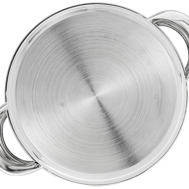Solimo Stainless Steel Induction Bottom Steamer/Modak/Momo Maker With Glass Lid(2 Litres),Silver Solimo Stainless Steel Induction Bottom Steamer/Modak/Momo Maker With Glass Lid(2 Litres),Silver