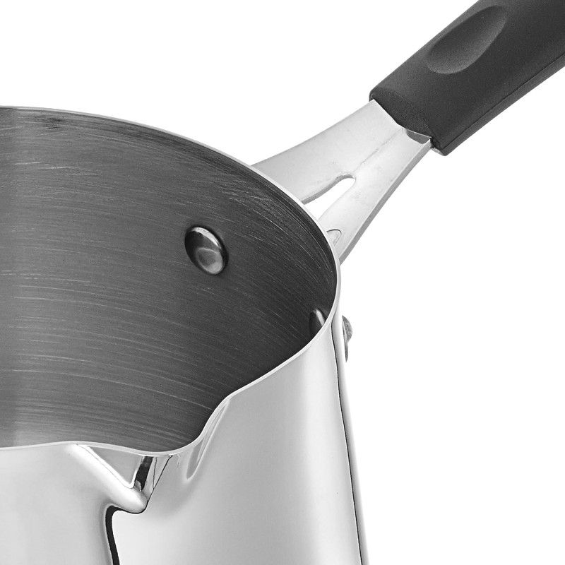Stainless Steel T Pan with Glass Lid & Induction Base, 1.5 Litre Stainless Steel T Pan with Glass Lid & Induction Base, 1.5 Litre