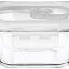 Solimo Airtight Borosilicate Glass Container Set (Transparent,3 Pieces, 350 ml) Solimo Airtight Borosilicate Glass Container Set (Transparent,3 Pieces, 350 ml)