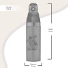 Milton Kool Stunner 600 Kids Plastic Insulated Water Bottle, 520 ml, Sipper Bottle, Leak Proof, BPA Free, Food Grade, School & Picnic Bottle, Pink Milton Kool Stunner 600 Kids Plastic Insulated Water Bottle, 520 ml, Sipper Bottle, Leak Proof, BPA Free, Food Grade, School & Picnic Bottle, Pink