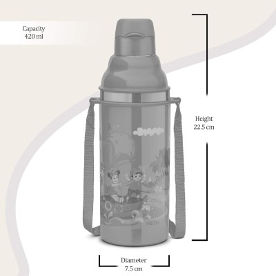 Milton Kool Stunner 400 Kids Plastic Insulated Water Bottle with Straw, 404 ml, Sipper Bottle, Leak Proof, BPA Free, Food Grade, School & Picnic Bottle, Pink Milton Kool Stunner 400 Kids Plastic Insulated Water Bottle with Straw, 404 ml, Sipper Bottle, Leak Proof, BPA Free, Food Grade, School & Picnic Bottle, Pink
