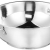 Solimo Stainless Steel Kadai | Gas and Induction Compatible | Heavy Bottom - Better Heat Retention| 25 cm Dia | 3 L Capacity | Silver Solimo Stainless Steel Kadai | Gas and Induction Compatible | Heavy Bottom - Better Heat Retention| 25 cm Dia | 3 L Capacity | Silver