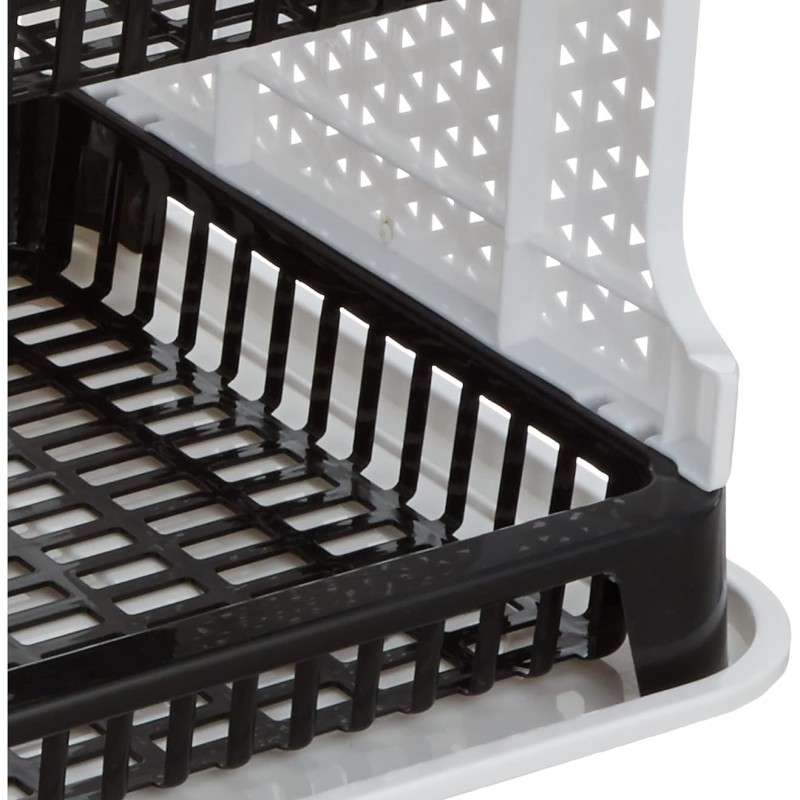 Solimo Plastic Dish Drainer, (Black , 51 cm * 33 cm * 27.2 cm) Solimo Plastic Dish Drainer, (Black , 51 cm * 33 cm * 27.2 cm)