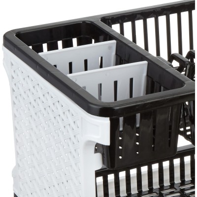 Solimo Plastic Dish Drainer, (Black , 51 cm * 33 cm * 27.2 cm) Solimo Plastic Dish Drainer, (Black , 51 cm * 33 cm * 27.2 cm)