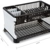 Solimo Plastic Dish Drainer, (Black , 51 cm * 33 cm * 27.2 cm) Solimo Plastic Dish Drainer, (Black , 51 cm * 33 cm * 27.2 cm)