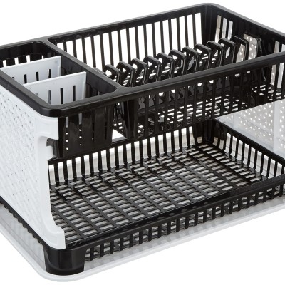 Solimo Plastic Dish Drainer, (Black , 51 cm * 33 cm * 27.2 cm) Solimo Plastic Dish Drainer, (Black , 51 cm * 33 cm * 27.2 cm)