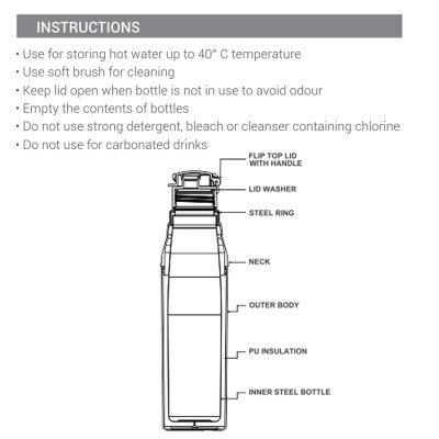 MILTON Kool Steelight 600 Kids Plastic Insulated Water Bottle with Straw, 520 ml, Sipper Bottle, Leak Proof, BPA Free, Food Grade, School & Picnic Bottle, Purple