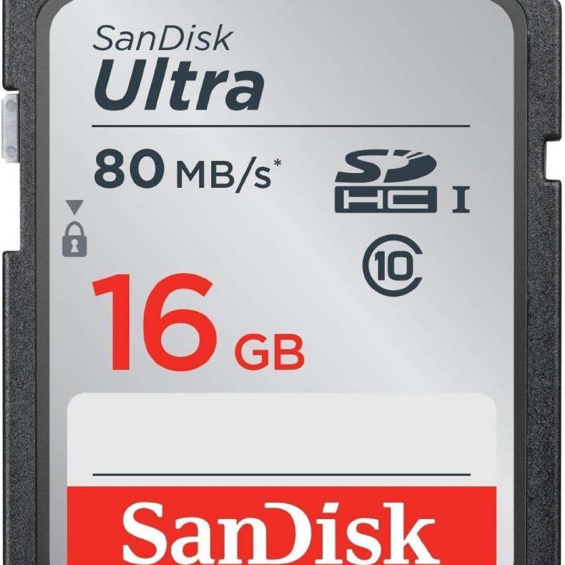 SanDisk Ultra 16GB (10 Pack) Class 10 80MBps SD Memory Card SDHC UHS-I SDSDUNC-016G-GN6IN SanDisk Ultra 16GB (10 Pack) Class 10 80MBps SD Memory Card SDHC UHS-I SDSDUNC-016G-GN6IN