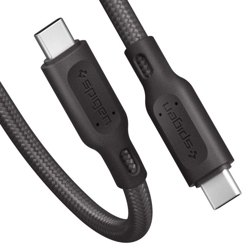 Spigen Essential C11C1 USB-C to USB-C 2.0 Cable(1.5m) - Gunmetal Spigen Essential C11C1 USB-C to USB-C 2.0 Cable(1.5m) - Gunmetal