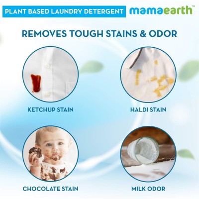 Mamaearth's Plant Based Baby Laundry Liquid Detergent, With Bio-Enzymes and Neem Extracts, 200ml