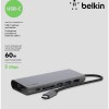 Belkin USB C 6 in 1 Hub Adapter with 60W Power delivery, 5 Gbps Transfer Speed, Ethernet Port, 4K HDMI, USB C, SD Card and 2 USB A 3.0 & 2.0 Data Ports, for MacBook/iPad and More Belkin USB C 6 in 1 Hub Adapter with 60W Power delivery, 5 Gbps Transfer Speed, Ethernet Port, 4K HDMI, USB C, SD Card and 2 USB A 3.0 & 2.0 Data Ports, for MacBook/iPad and More