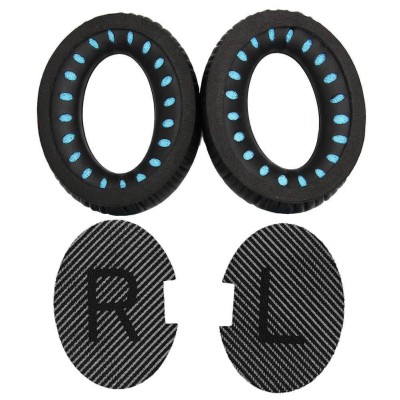 Parzo Ear Pads Cushions for Bose - Compatible with Quietcomfort QC25 / QC35 / AE2 Wireless / AE2w / Sound True/Sound Link (Around-Ear Only) Headphones (Black Cushion + Grey Mat) Parzo Ear Pads Cushions for Bose - Compatible with Quietcomfort QC25 / QC35 / AE2 Wireless / AE2w / Sound True/Sound Link (Around-Ear Only) Headphones (Black Cushion + Grey Mat)