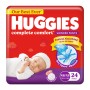 Huggies Complete Comfort Wonder Pants | Pant Style Baby Diapers New Born / XS Size, 24 Count | India's Fastest Absorbing Diaper, Patented Dry Xpert Channel, Ideal for 0-5 Kgs