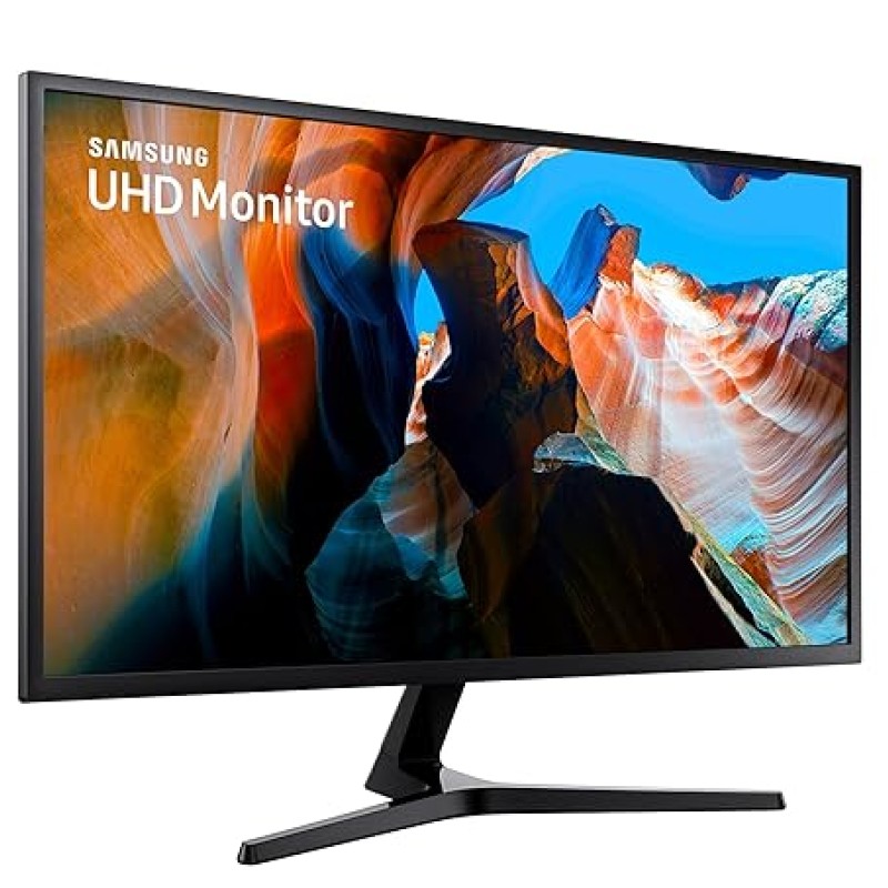 Samsung 32-inch(80.1cm) 4K UHD, Flat Monitor, 1 Billion Colors, PBP, Slim Bezels, AMD FreeSync (LU32J590UQWXXL, Dark Blue Gray) Samsung 32-inch(80.1cm) 4K UHD, Flat Monitor, 1 Billion Colors, PBP, Slim Bezels, AMD FreeSync (LU32J590UQWXXL, Dark Blue Gray)