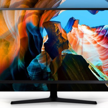 Samsung 32-inch(80.1cm) 4K UHD, Flat Monitor, 1 Billion Colors, PBP, Slim Bezels, AMD FreeSync (LU32J590UQWXXL, Dark Blue Gray) Samsung 32-inch(80.1cm) 4K UHD, Flat Monitor, 1 Billion Colors, PBP, Slim Bezels, AMD FreeSync (LU32J590UQWXXL, Dark Blue Gray)