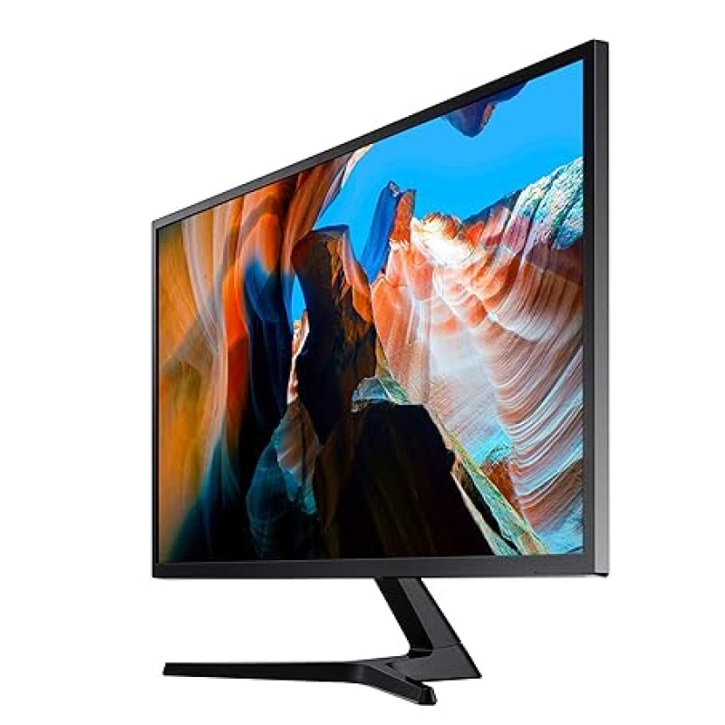 Samsung 32-inch(80.1cm) 4K UHD, Flat Monitor, 1 Billion Colors, PBP, Slim Bezels, AMD FreeSync (LU32J590UQWXXL, Dark Blue Gray) Samsung 32-inch(80.1cm) 4K UHD, Flat Monitor, 1 Billion Colors, PBP, Slim Bezels, AMD FreeSync (LU32J590UQWXXL, Dark Blue Gray)