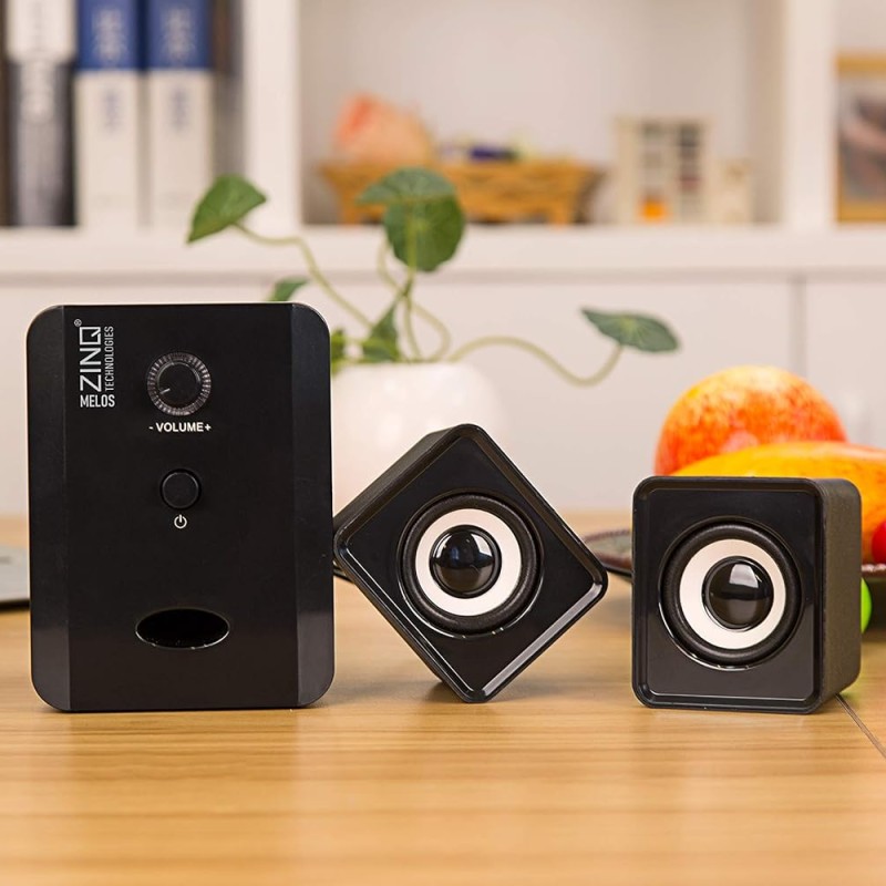 Zinq Technologies MELOS 2.1 Channel Wired Portable Multimedia Speaker (Black) Zinq Technologies MELOS 2.1 Channel Wired Portable Multimedia Speaker (Black)