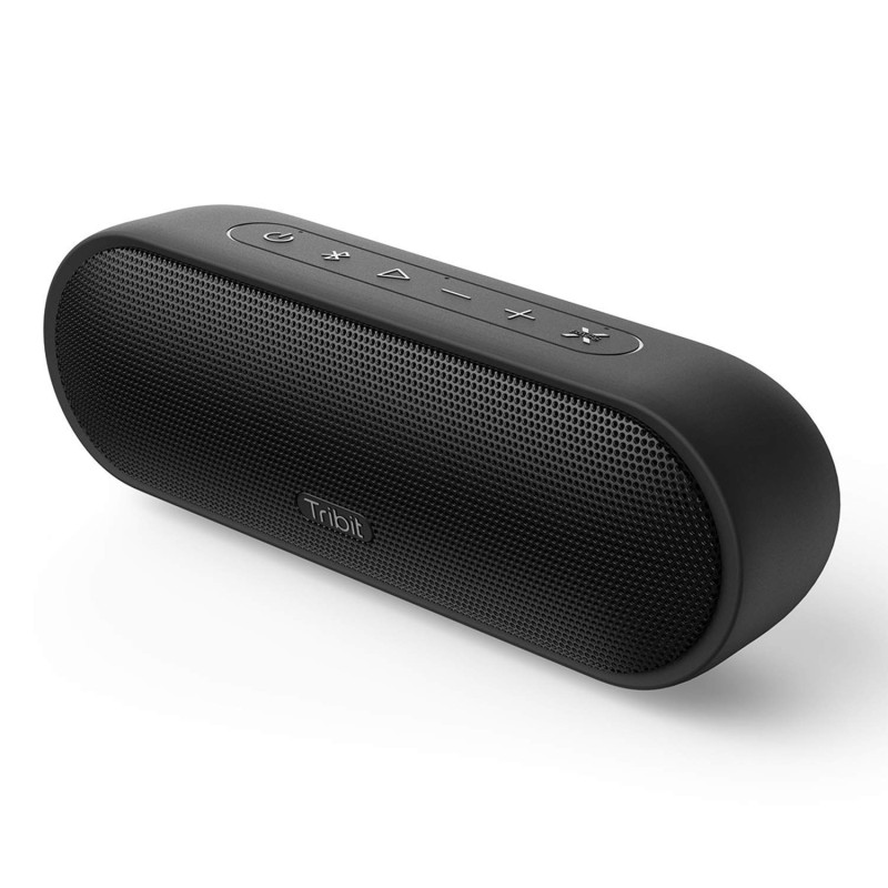 Tribit MaxSound Plus 24W Bluetooth Wireless Speakers,Powerful Louder Sound&Exceptional XBass(Independent XBass Button),Built in Mic,IPX7 Waterproof,20H Playtime,100ft BT Range for Party/Travel,Black Tribit MaxSound Plus 24W Bluetooth Wireless Speakers,Powerful Louder Sound&Exceptional XBass(Independent XBass Button),Built in Mic,IPX7 Waterproof,20H Playtime,100ft BT Range for Party/Travel,Black