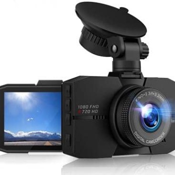 DC02 Dash Cam Front and Rear Full HD Dual Dashboard Camera for Cars with 3 Inches(7.6cm) Screen Night Vision 170° (431.8cm) Wide Angle G-Sensor Loop Recording Parking Mode