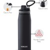 Borosil Hydra GoSports 900 ml Stainless Steel Wate Bottle | Double Wall Vacuum Insulated Flask, Black | 14 Hrs Hot & 18 Hours Cold | Ideal for Personal & Corporate Gifting Borosil Hydra GoSports 900 ml Stainless Steel Wate Bottle | Double Wall Vacuum Insulated Flask, Black | 14 Hrs Hot & 18 Hours Cold | Ideal for Personal & Corporate Gifting