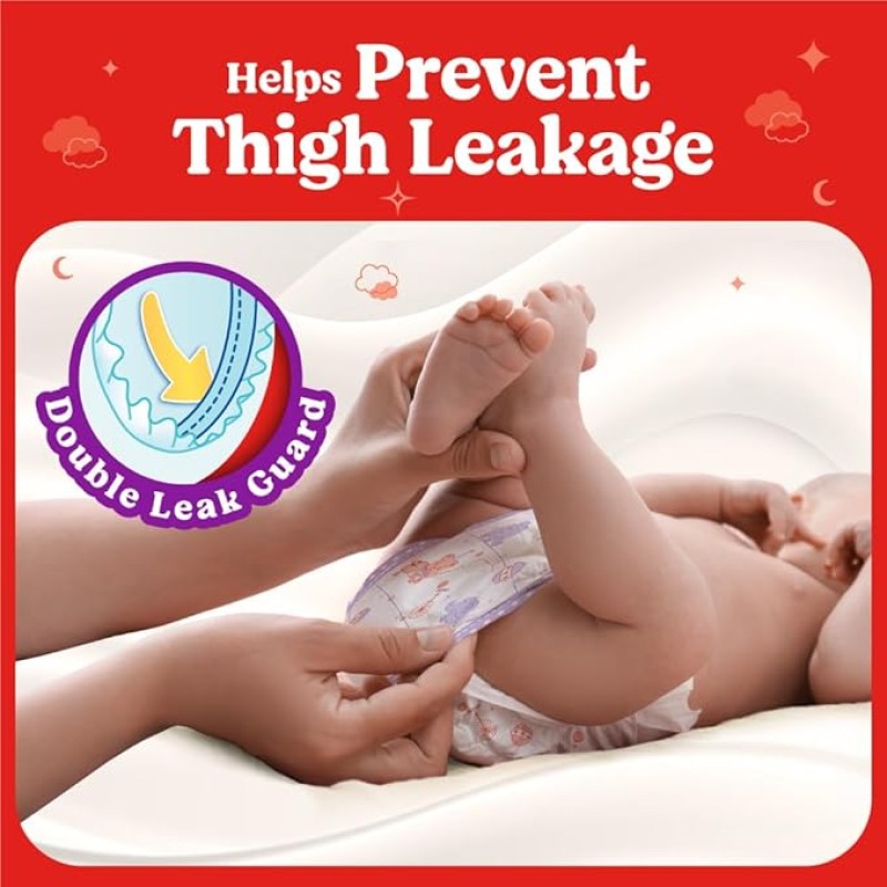 Huggies Dry Tape | Adjustable Tape Style Diapers, Small (S) Size (4-8 Kgs), Pack of 34 | Up To 2X Faster Absorption, Up To 12 Hours Overnight Absorption unisex Huggies Dry Tape | Adjustable Tape Style Diapers, Small (S) Size (4-8 Kgs), Pack of 34 | Up To 2X Faster Absorption, Up To 12 Hours Overnight Absorption unisex