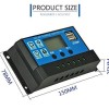 ELEPHANTBOAT ® 10A 12V 24V ABS Solar Panel Charger Controller Battery Dual USB LCD Display Regulator (Blue) ELEPHANTBOAT ® 10A 12V 24V ABS Solar Panel Charger Controller Battery Dual USB LCD Display Regulator (Blue)