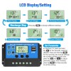ELEPHANTBOAT ® 10A 12V 24V ABS Solar Panel Charger Controller Battery Dual USB LCD Display Regulator (Blue) ELEPHANTBOAT ® 10A 12V 24V ABS Solar Panel Charger Controller Battery Dual USB LCD Display Regulator (Blue)