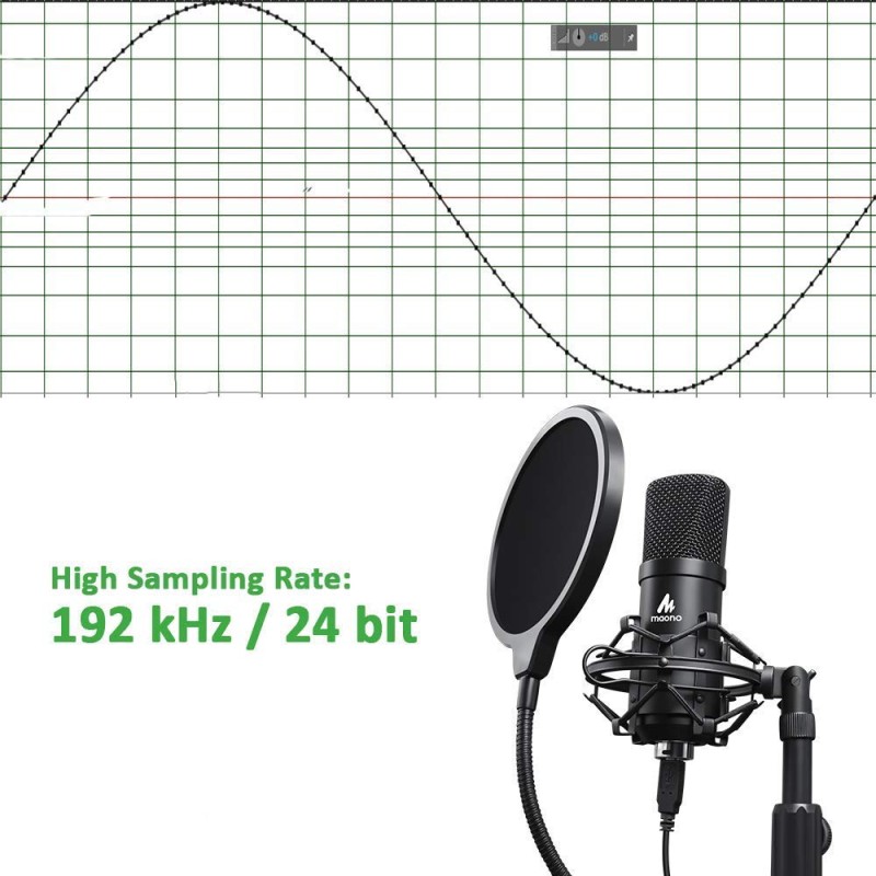 MAONO MVL/A Auxiliary Unidirectional Condenser Lavalier Microphone (Black) MAONO MVL/A Auxiliary Unidirectional Condenser Lavalier Microphone (Black)