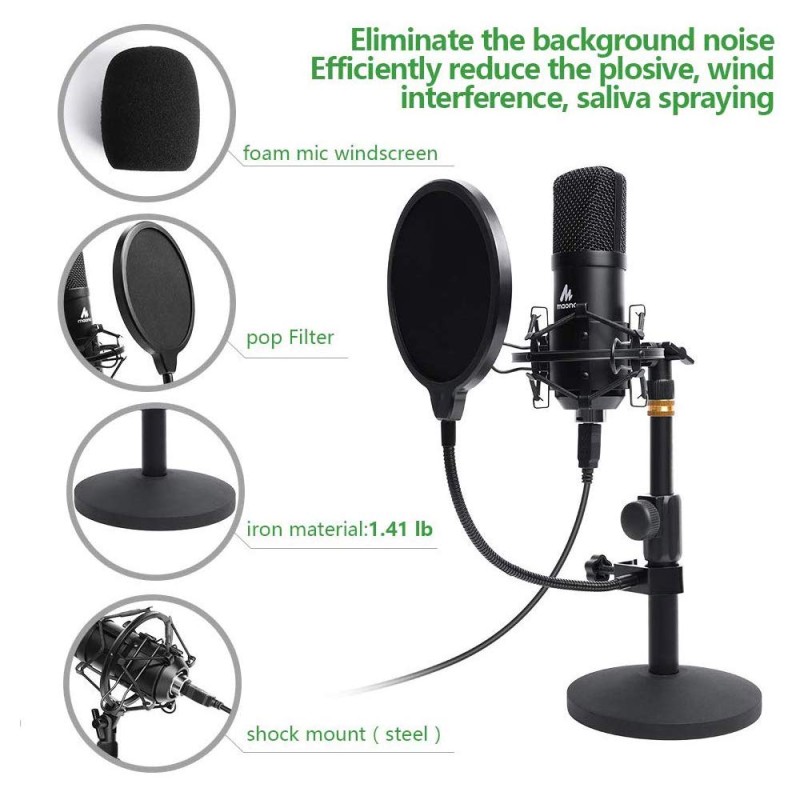 MAONO MVL/A Auxiliary Unidirectional Condenser Lavalier Microphone (Black) MAONO MVL/A Auxiliary Unidirectional Condenser Lavalier Microphone (Black)