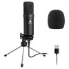 Maono AU-A04TR USB Condenser Cardioid Microphone Kit with Tripod for Podcast, PC, Gaming, Recording, YouTube, Vlogging Maono AU-A04TR USB Condenser Cardioid Microphone Kit with Tripod for Podcast, PC, Gaming, Recording, YouTube, Vlogging