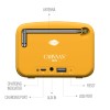 Saregama Carvaan Mini Hindi 2.0 - Music Player with Bluetooth/FM/AM/AUX (Saffron Orange)