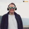Flybot Alpha Wireless Over Ear Bluethooth Headphone with Mic IPX5 Rated with HD Sound and LED Light Design (Black) Flybot Alpha Wireless Over Ear Bluethooth Headphone with Mic IPX5 Rated with HD Sound and LED Light Design (Black)