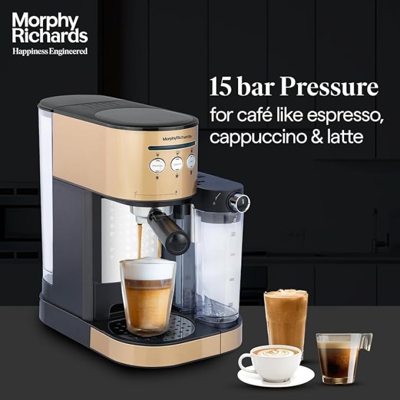 Morphy Richards Kaffeto 1350 W Milk Frother and Coffee Maker Morphy Richards Kaffeto 1350 W Milk Frother and Coffee Maker