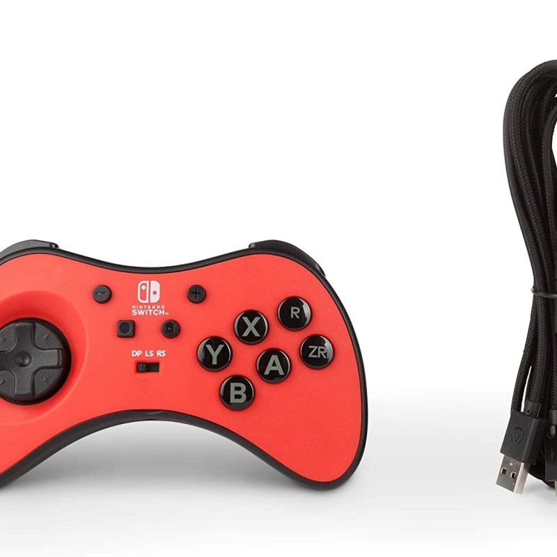 PowerA FUSION Wired FightPad Gaming Controller for Nintendo Switch, Red (Officially Licensed) PowerA FUSION Wired FightPad Gaming Controller for Nintendo Switch, Red (Officially Licensed)