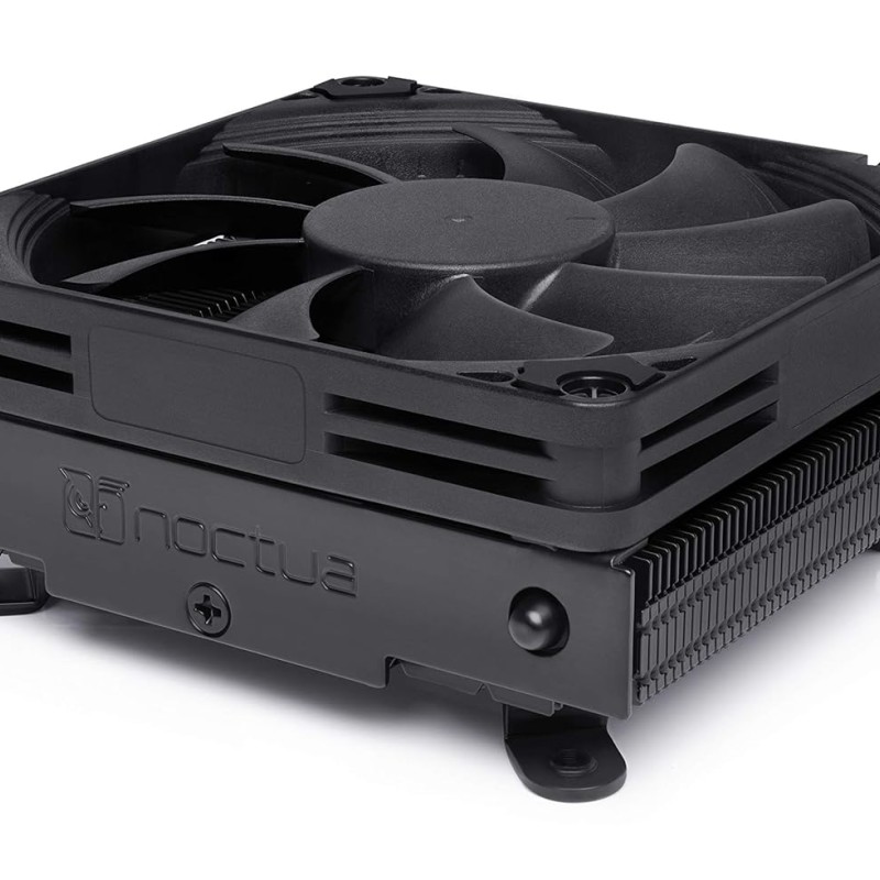 NOCTUA NH-L9i chromax.Black CPU Air Cooler I Intel LGA1150, LGA1151, LGA1155, LGA1156, LGA1200, AMD AM4 with NM-AM4-L9aL9i NOCTUA NH-L9i chromax.Black CPU Air Cooler I Intel LGA1150, LGA1151, LGA1155, LGA1156, LGA1200, AMD AM4 with NM-AM4-L9aL9i