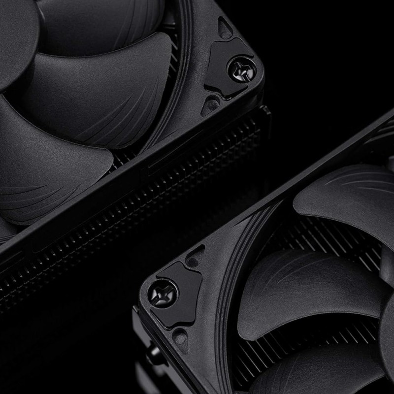 NOCTUA NH-L9i chromax.Black CPU Air Cooler I Intel LGA1150, LGA1151, LGA1155, LGA1156, LGA1200, AMD AM4 with NM-AM4-L9aL9i NOCTUA NH-L9i chromax.Black CPU Air Cooler I Intel LGA1150, LGA1151, LGA1155, LGA1156, LGA1200, AMD AM4 with NM-AM4-L9aL9i