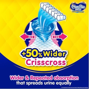 MamyPoko Pants All Night Absorb Baby Diapers Large (L), 66 Count 9-14 kg MamyPoko Pants All Night Absorb Baby Diapers Large (L), 66 Count 9-14 kg