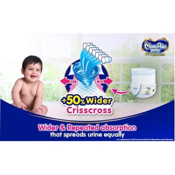 MamyPoko Pants All Night Absorb Baby Diapers, Small (S), 60 Count 4-8 Kg MamyPoko Pants All Night Absorb Baby Diapers, Small (S), 60 Count 4-8 Kg