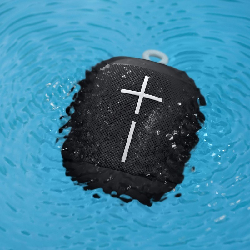 Ultimate Ears Wonderboom Wireless Speaker, Deep Bass, 360 ° Surround Sound, Waterproof, 2 Speaker Connection for Powerful Sound, 13h Battery, Radical Ultimate Ears Wonderboom Wireless Speaker, Deep Bass, 360 ° Surround Sound, Waterproof, 2 Speaker Connection for Powerful Sound, 13h Battery, Radical